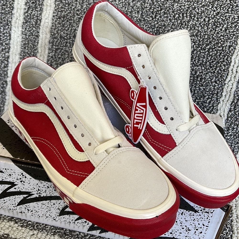 Vans Og Old Skool Lx Bumper Cars Marshmallow MENS - Picture 7 of 16